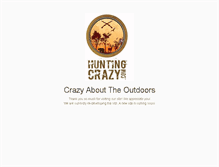 Tablet Screenshot of huntingcrazy.com